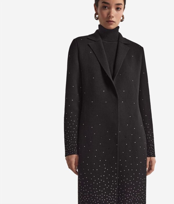 Cashmere Rhinestone Coat - Image 3